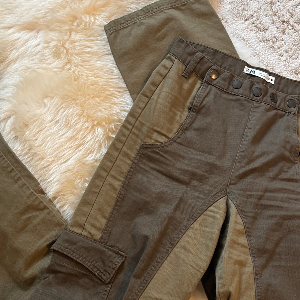Zara women’s cargo/camo pants - 2